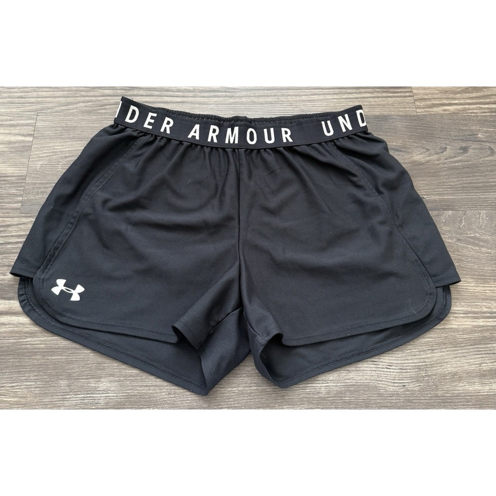 SOLD Women's‎ Play Up Shorts Gymcore Activewear Sporty Quick Dry Black